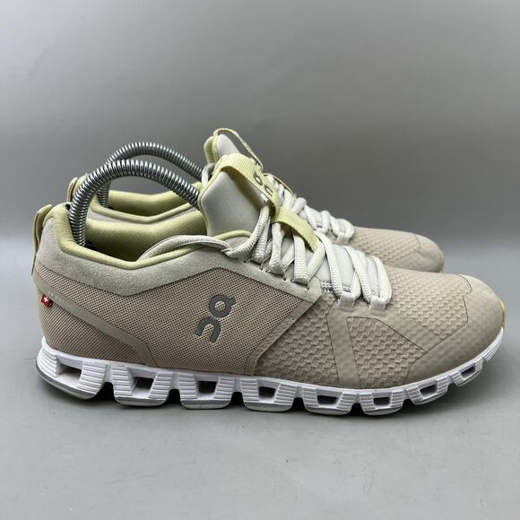 On Shoes - On Running Cloud 5 Shoes Women Size 9.5 Beige Pink Comfort Lightweight Sneakers